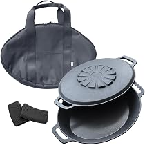 Amazon.co.jp: JHQ × braaa マルチグリドルポット+蓋+ケース 4点セット