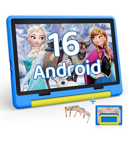 Amazon.co.jp: キッズタブレット 10インチ、Android 16タブレット 子供