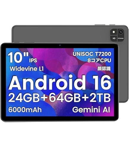Androidタブレット 10.1インチ 12GB RAM 128GB Amazon.co.jp: 【12GB +128GB+1TB拡張可能】N-one NPad Q