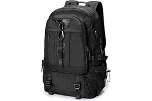 [shrradoo] 登山バッグ 防水 バックパック 65L 大容量 リュックサック 17インチPC ビジネスリュック 軽量 通勤 防災 旅行 釣り リュック ハイキング キャンプ アウトドアバッグ
