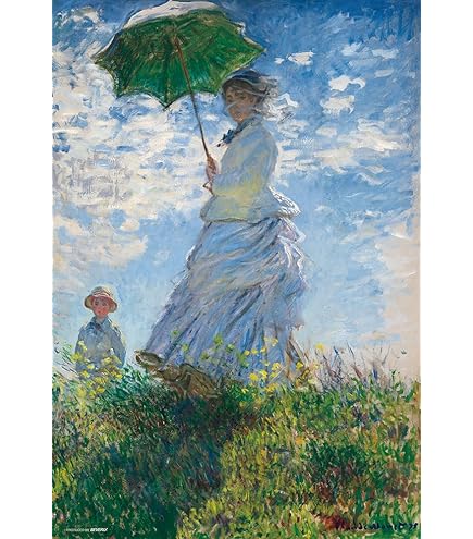 Amazon | CHengQiSM 1000ピース ジグソーパズル モネ woman with a