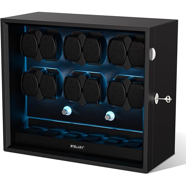 【美品】XTELARY ワインディングマシーン ブラック Amazon | XTELARY ワインディングマシーン 4本巻き+6本収納 自動巻き