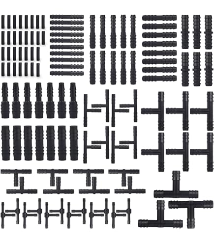 Vacuum Hose Connector Dorman 47430 1/8, 5/32, 3/16, 1/4 In. Soft Black Vacuum Tubing Connector Assortment, 4 Piece Universal Fit Vacuum Line Fittings - Foto 2