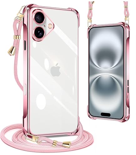 Amazon.co.jp: iPhone 16 Plus 用の ケース ショルダー ストラップ