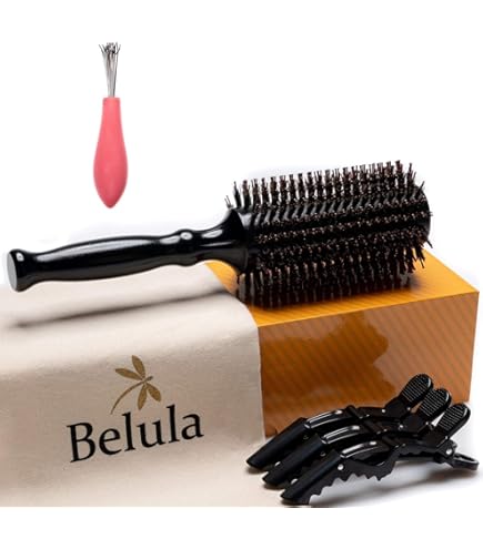 Amazon | 大阪ブラシ ロールブラシ アレキ猪毛ロール ヘアブラシ