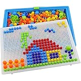 Amazon ペグボード パズル 玩具 知具 ペグ ペグ 296個 ジグソーパズル おもちゃ