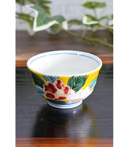 Amazon｜美濃焼 「 中垣連次 」 織部スダレ 飯碗 お茶碗 約直径12.5×高