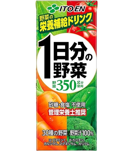 Amazon.co.jp: 伊藤園 1日分の野菜 200ml 紙パック ×96本 (24本×4