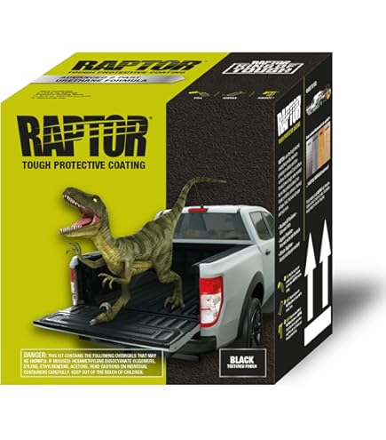 Amazon.co.jp: U-POL RAPTOR LINER 4Lセット + 塗装ガン付（ブラック