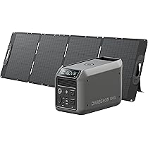 Amazon.co.jp: Dabbsson 1000L ポータブル電源と210W ソーラー