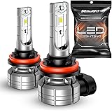 SEALIGHT h11 h8 h16 led フォグランプ 爆光 10000LM 35W フォグ ledバルブ フォグライト CSP5530 IP68防水 6500k ホワイト キャンセラー内蔵 50000時間長持ち 車検対応 12v ファンレス 