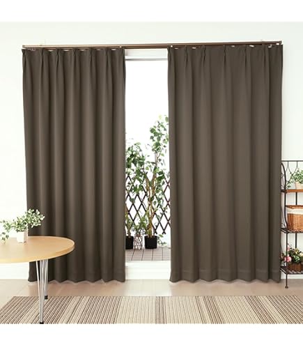 Amazon｜ユニベール 1級遮光 防炎 防炎ラベル付き 節電 省エネ 断熱