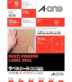 Amazon.co.jp: エーワン ラベルシール ピンク A4 ノーカット 15シート