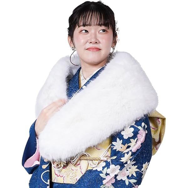 Amazon | ブルーフロストフォックス ファー 原皮 顔付き ボア 剥製