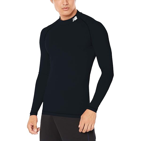 Amazon | [ニューバランス] 長袖ハイネックシャツ NBT41644W 090