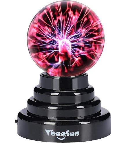 Amazon.co.jp: Theefun プラズマボール 8インチ プラズマランプ タッチ
