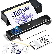 Amazon.co.jp: Phomemo TP81 tattoo printer タトゥー用紙10枚付属