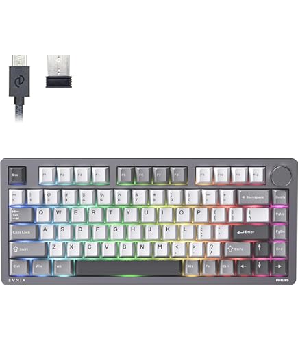 Amazon | フィリップス 有線 ゲーミング メカニカル キーボード