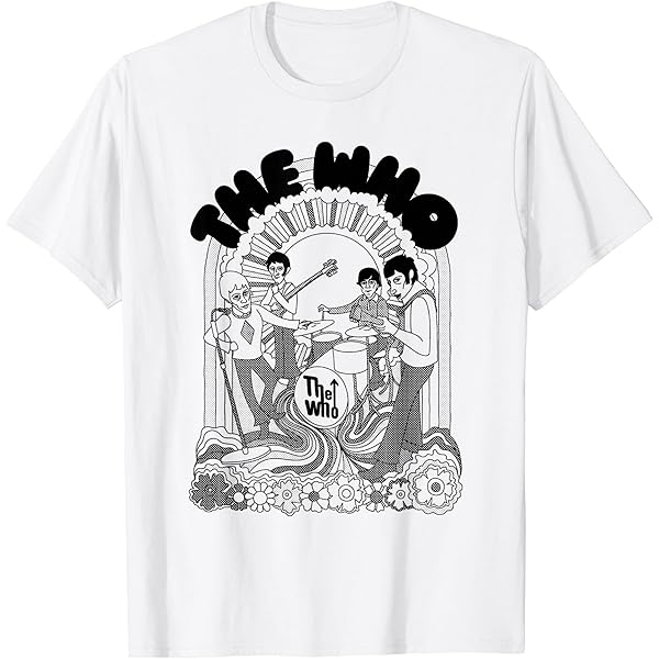 Amazon | The Who 公式 ロングライブ ロック レトロ Tシャツ | T