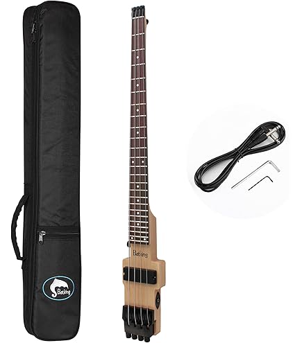 Amazon | バッキングトラベルベースギターエレキヘッドレスベース