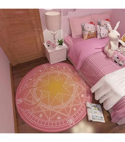 Amazon.co.jp: マット 魔法陣 カーペット カードキャプターさくら 絨毯