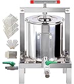 Amazon | CGOLDENWALL 蜂蜜 分離器 蜂蜜圧搾機 10L 手動 304ステンレス