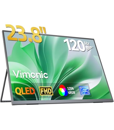 Amazon.co.jp: モバイルモニター 23.8インチ タッチパネル 120Hz