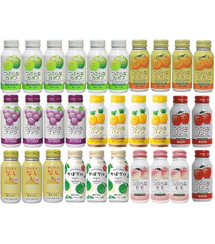Amazon.co.jp: つぶらなカボスとJA人気ドリンクのお試し7種30本セット