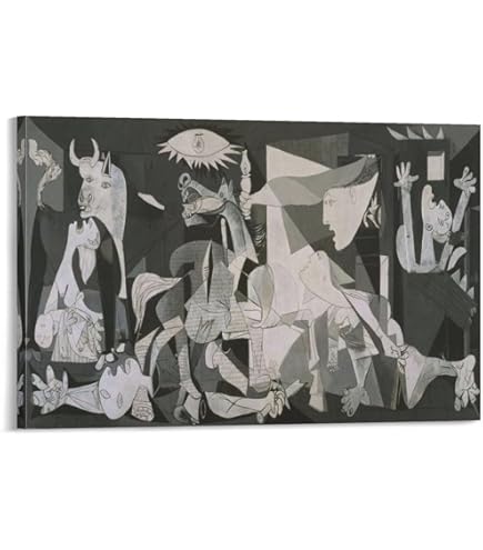 Amazon.co.jp: ゲルニカの有名な絵画ピカソの複製によるアートワーク