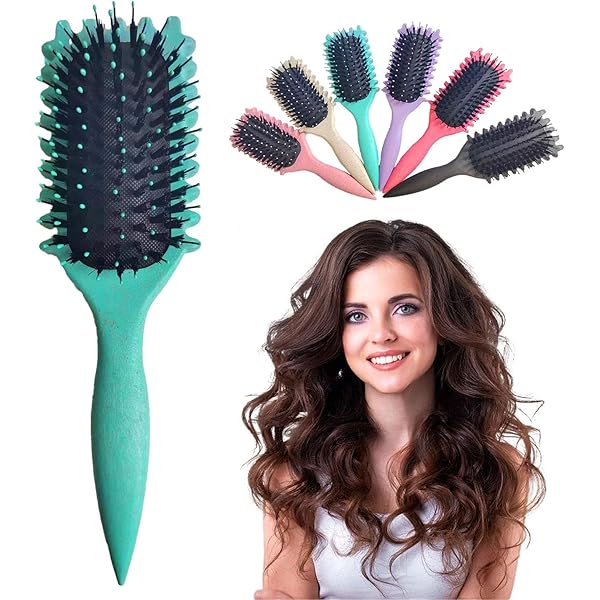 Amazon | Syntelusa カーリーヘアブラシ カールコーム 2個セット