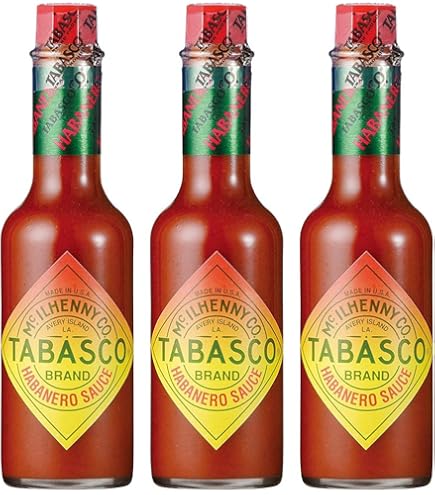 【タバスコ】10/01 Amazon | タバスコ ガーリックソース 60ml ×3セット | タバスコ
