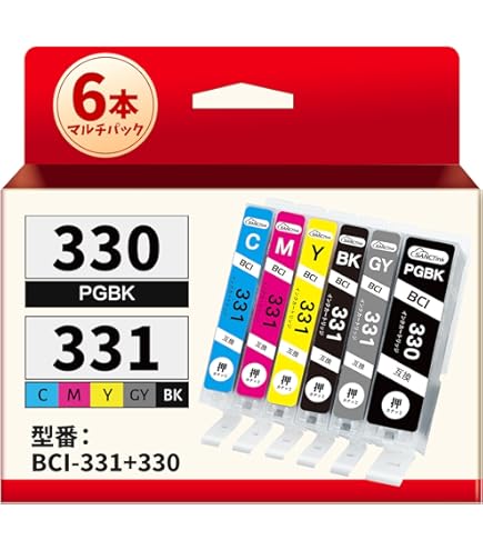 Amazon.co.jp: BCI-330 BCI-331 キャノン 用 331 330 Canon 対応