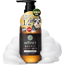 Amazon | INOPET 犬・猫 ドライシャンプー【水なしケアで汚れスッキリ