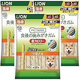 Amazon Co Jp ライオン Lion ペットキッス Petkiss 食後の歯みがきガム 低カロリー 小型犬 用 エコノミーパック 大容量 150g 約24本入 ペット用品