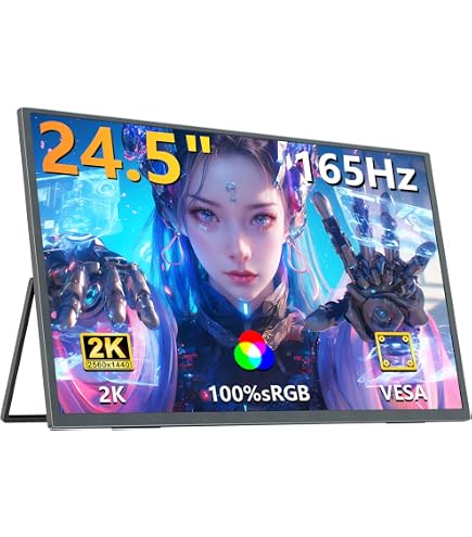Amazon.co.jp: UPERFECT モバイルモニター 24.5インチ 240Hz FHD