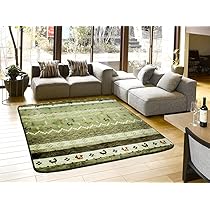 美品 カーペット ギャべ 130×190 センチ ラグ ギャッベ 1.5畳 ラグマット カーペット オールシーズン