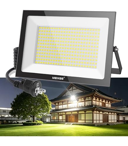 Amazon.co.jp: MEIKEE【150W 超薄型 2個セット】LED投光器 作業灯 超高