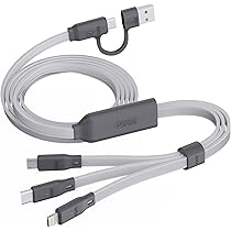 Amazon.co.jp: PZOZ 充電ケーブル 3in1 100W 3in1 充電ケーブル USB