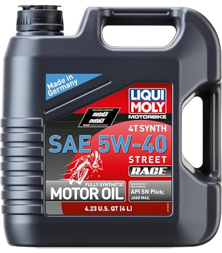 Amazon | LIQUI MOLY (リキモリ) MOTORBIKE 4T SYNTH 5W-40 Street