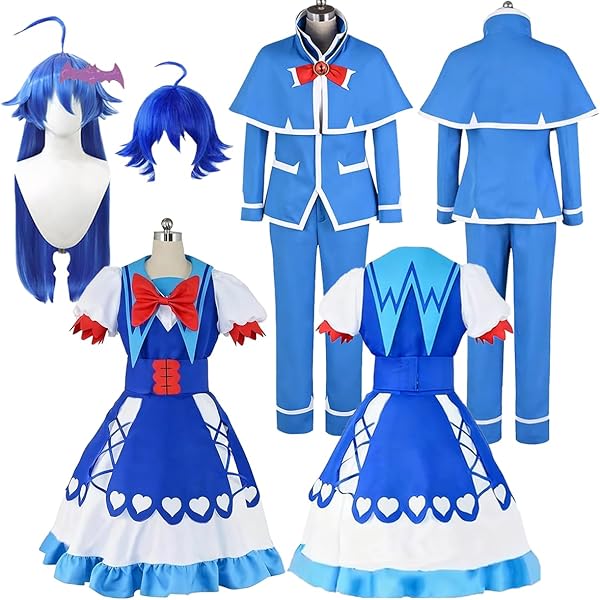 魔入間　ジャージメイド　コスプレ衣装(ウィッグ付き) 😈デビっとニュース💫 アニメ「魔入りました！入間くん」のカミアニ