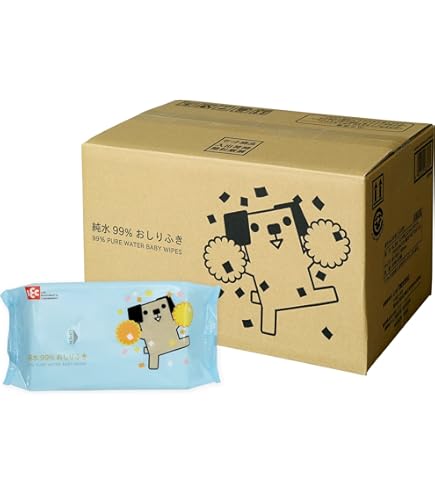 Amazon.co.jp: by Amazon ベビー おしりふき 純水 99% 日本製 パラベン