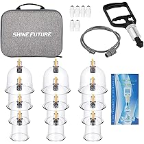 Amazon | 電気真空カッピングマッサージャー、LEDスクリーン12スピード