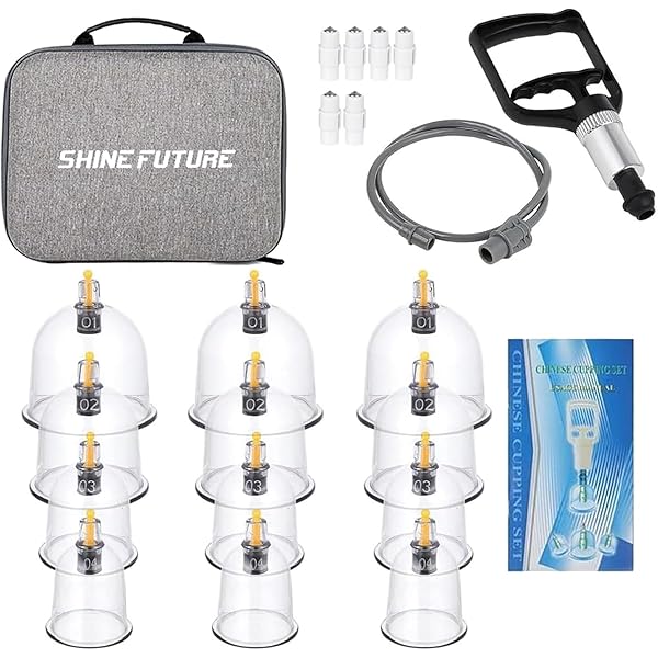 Amazon.co.jp: Kevis ポンプ式手動カッピングセット 吸い玉12個入り