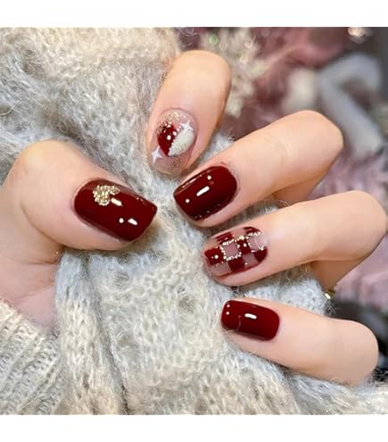 Amazon | COLORBIRD ネイルチップ ショート 24枚 黒 ネイル 付け爪