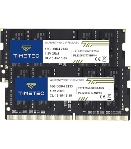 Amazon | Timetec 32GB Kit (2x16GB) ノートPC用メモリ DDR4 2400MHz