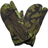 チェコ共和国陸軍 トリガーフィンガー オーバーミトン vz.95 CZECH Camo迷彩 ファーライナー 未使用品 実物 官給品 - M～Lサイズ