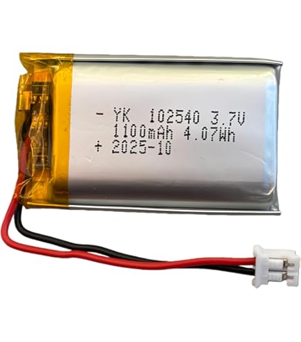 Amazon.co.jp: リチウムポリマーバッテリー 3.7V 1200mAh 503759 Lipo