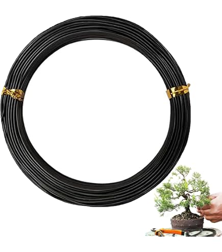 Amazon | 盆栽用 針金 1.0mm×10m 園芸用アルミ線 ワイヤー 針金 園芸