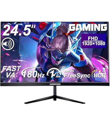 AESNOゲーミングモニターFHD24インチ AE240D DP165hz Amazon.co.jp: AESNO 24インチゲーミングモニター FHD 180Hz