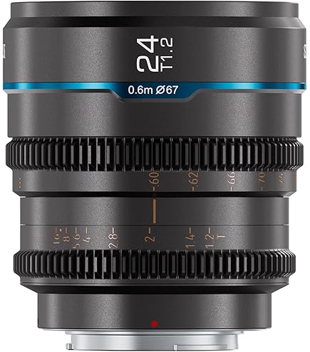Amazon.co.jp: SIRUI Night Walker 24mm T1.2 シネレンズ 大口径